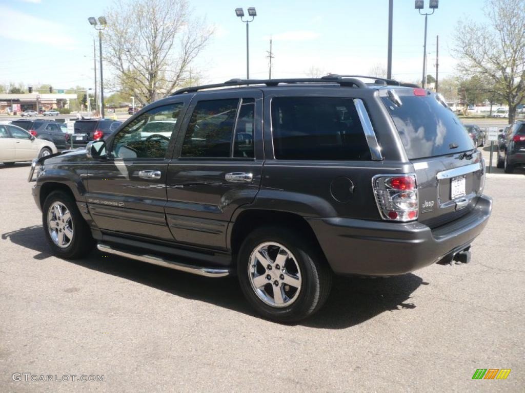 2003 Grand Cherokee Overland 4x4 - Graphite Metallic / Dark Slate Gray/Light Slate Gray photo #4