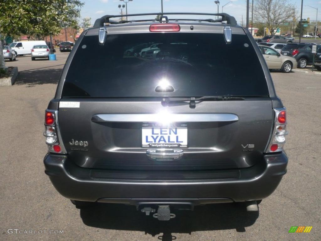 2003 Grand Cherokee Overland 4x4 - Graphite Metallic / Dark Slate Gray/Light Slate Gray photo #5