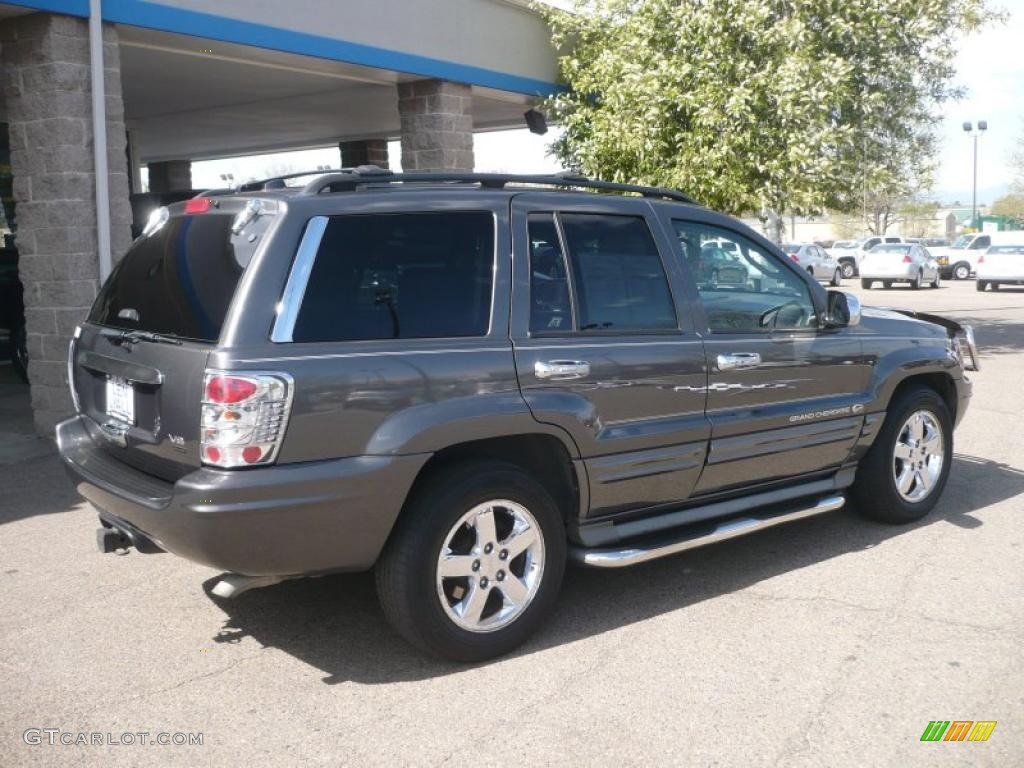 2003 Grand Cherokee Overland 4x4 - Graphite Metallic / Dark Slate Gray/Light Slate Gray photo #6