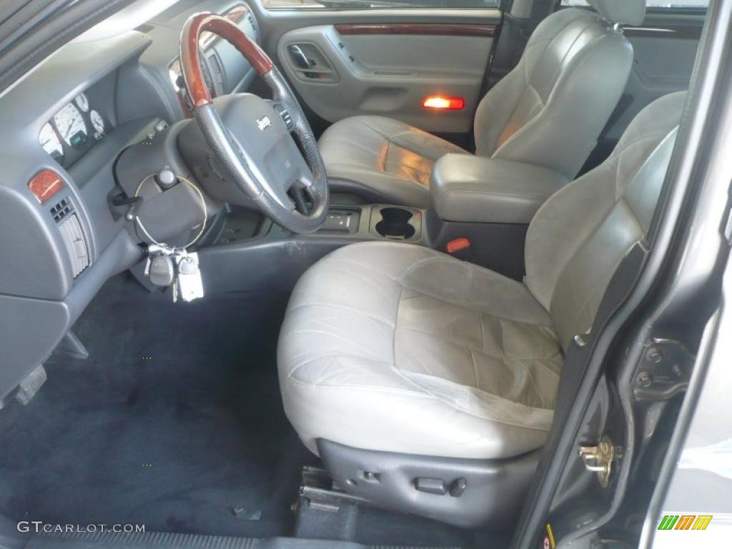 2003 Grand Cherokee Overland 4x4 - Graphite Metallic / Dark Slate Gray/Light Slate Gray photo #10