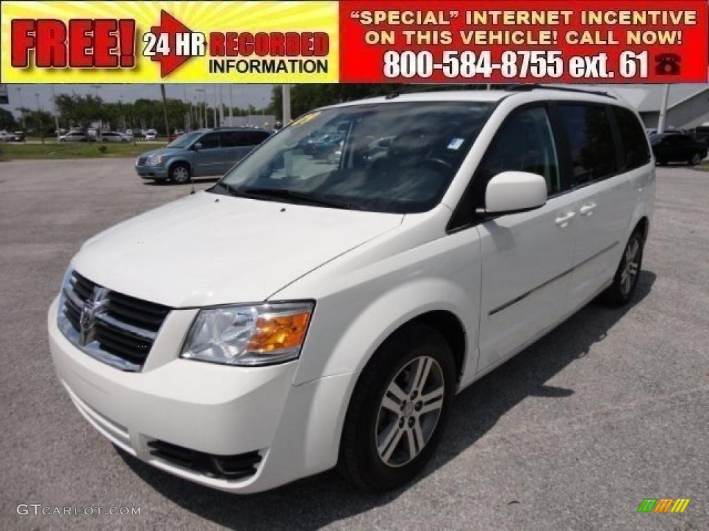 Stone White Dodge Grand Caravan