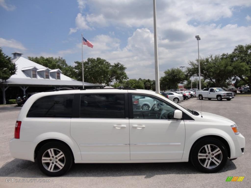 2009 Grand Caravan SXT - Stone White / Dark Slate Gray/Light Shale photo #12