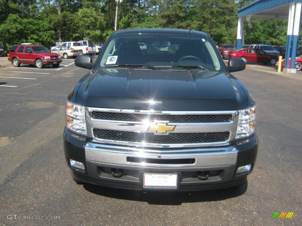 2011 Silverado 1500 LT Crew Cab 4x4 - Black / Ebony photo #8