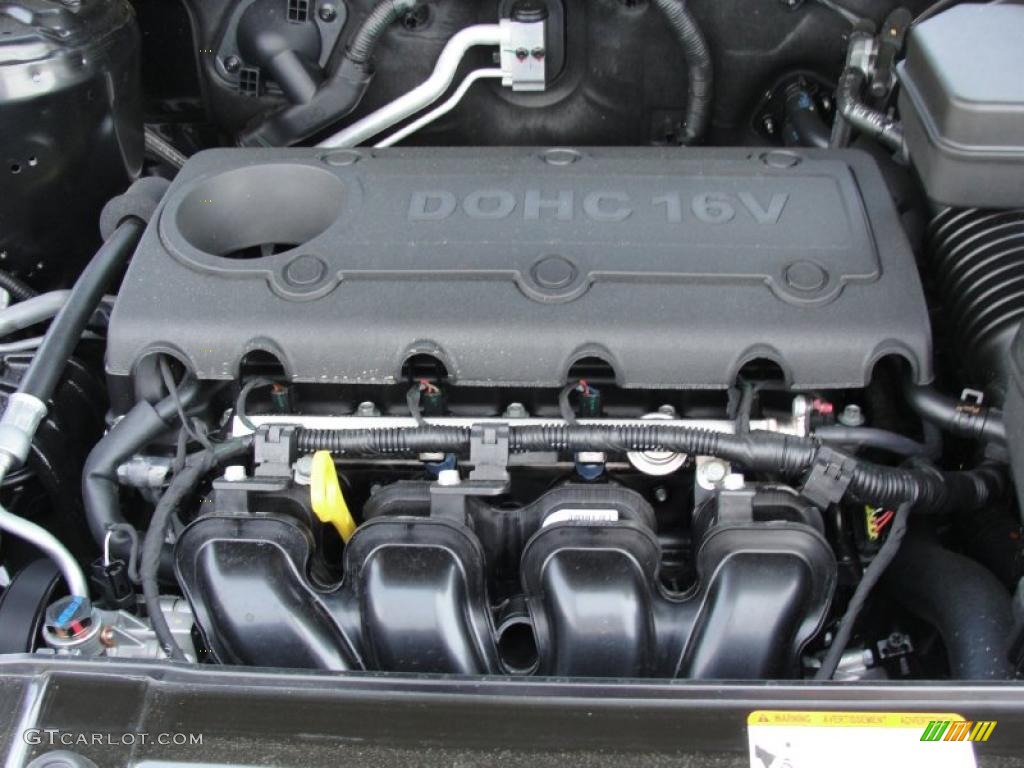 2011 Hyundai Santa Fe Limited 2.4 Liter DOHC 16-Valve VVT 4 Cylinder Engine Photo #49000130