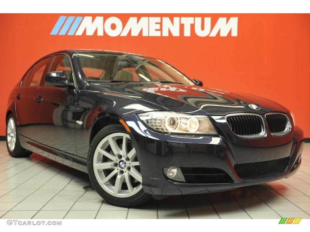 2010 3 Series 328i Sedan - Monaco Blue Metallic / Beige photo #1