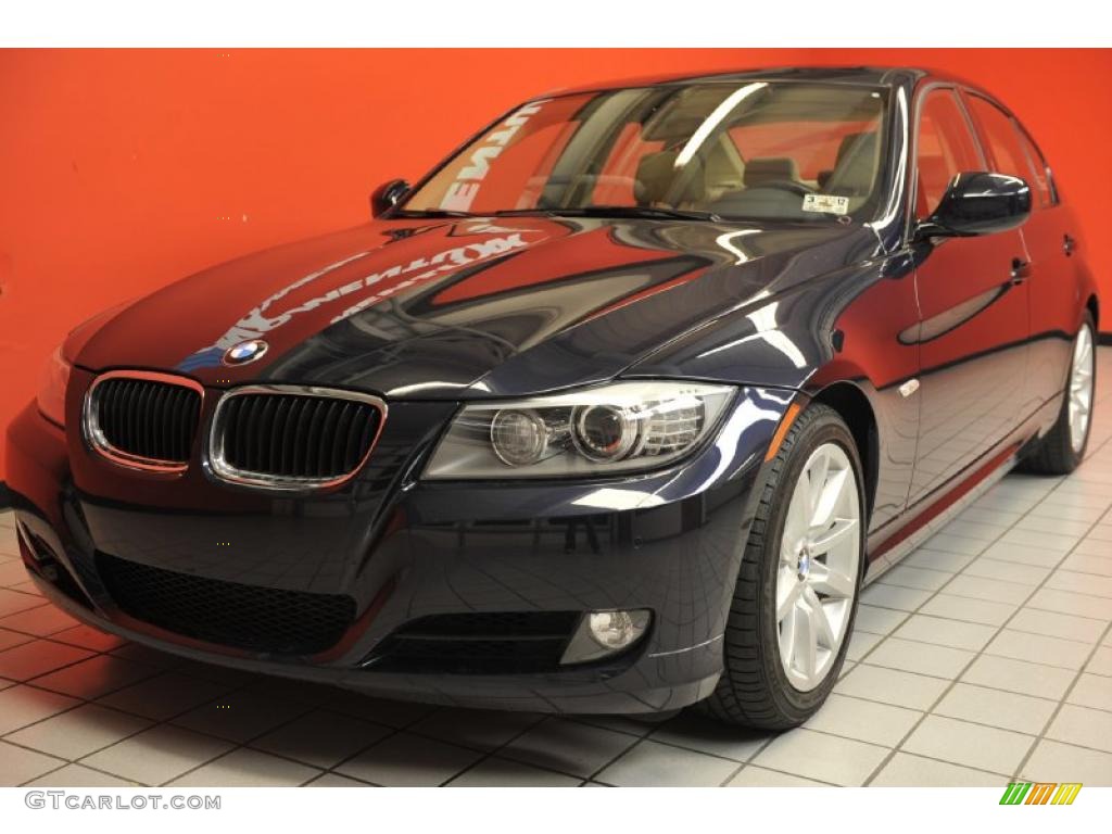 2010 3 Series 328i Sedan - Monaco Blue Metallic / Beige photo #2