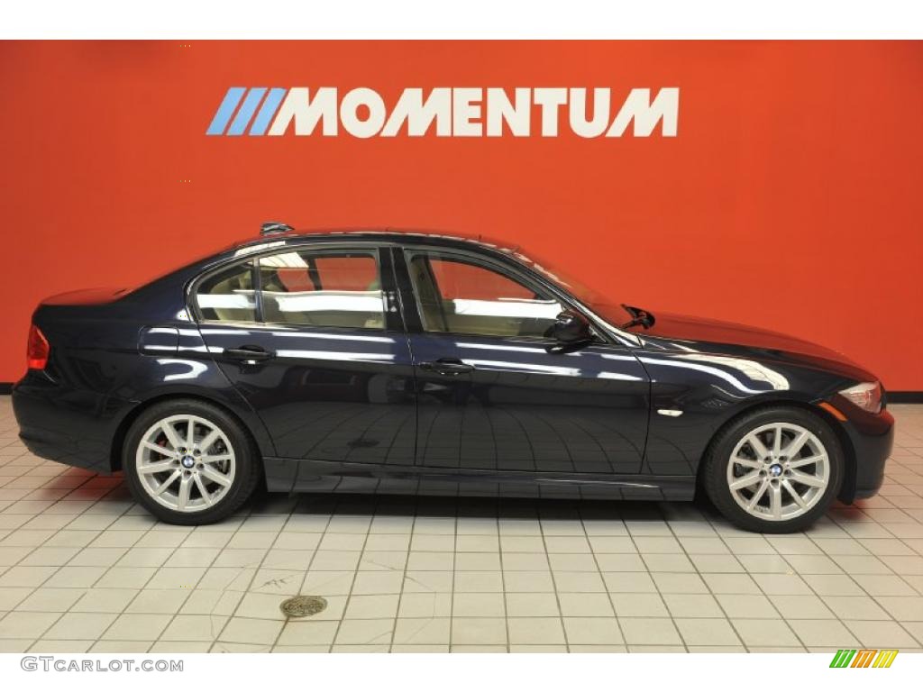 2010 3 Series 328i Sedan - Monaco Blue Metallic / Beige photo #4