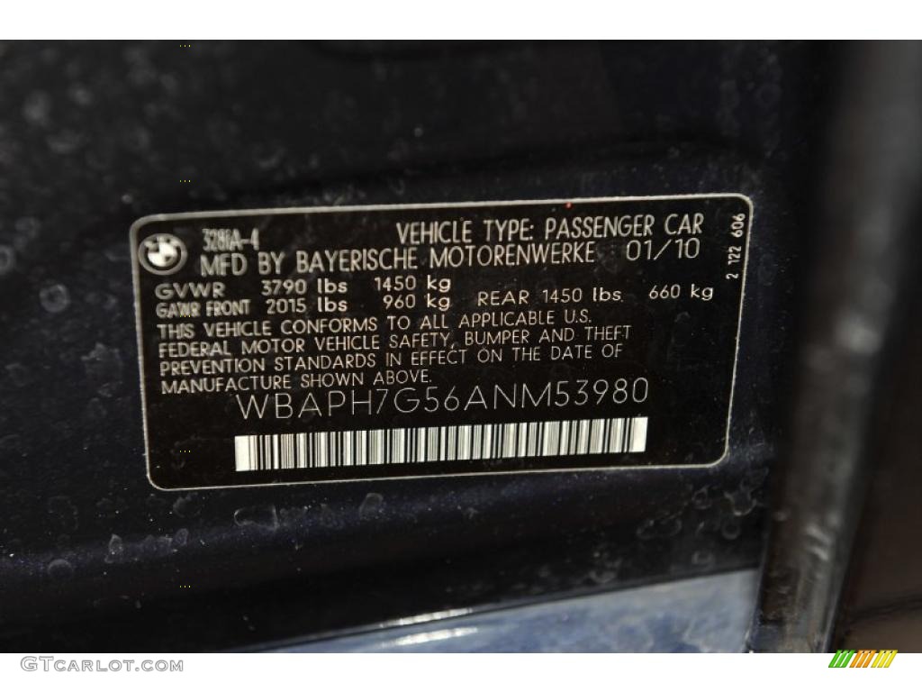 2010 3 Series 328i Sedan - Monaco Blue Metallic / Beige photo #8