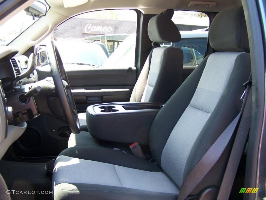 2008 Silverado 1500 LS Extended Cab - Blue Granite Metallic / Ebony photo #6