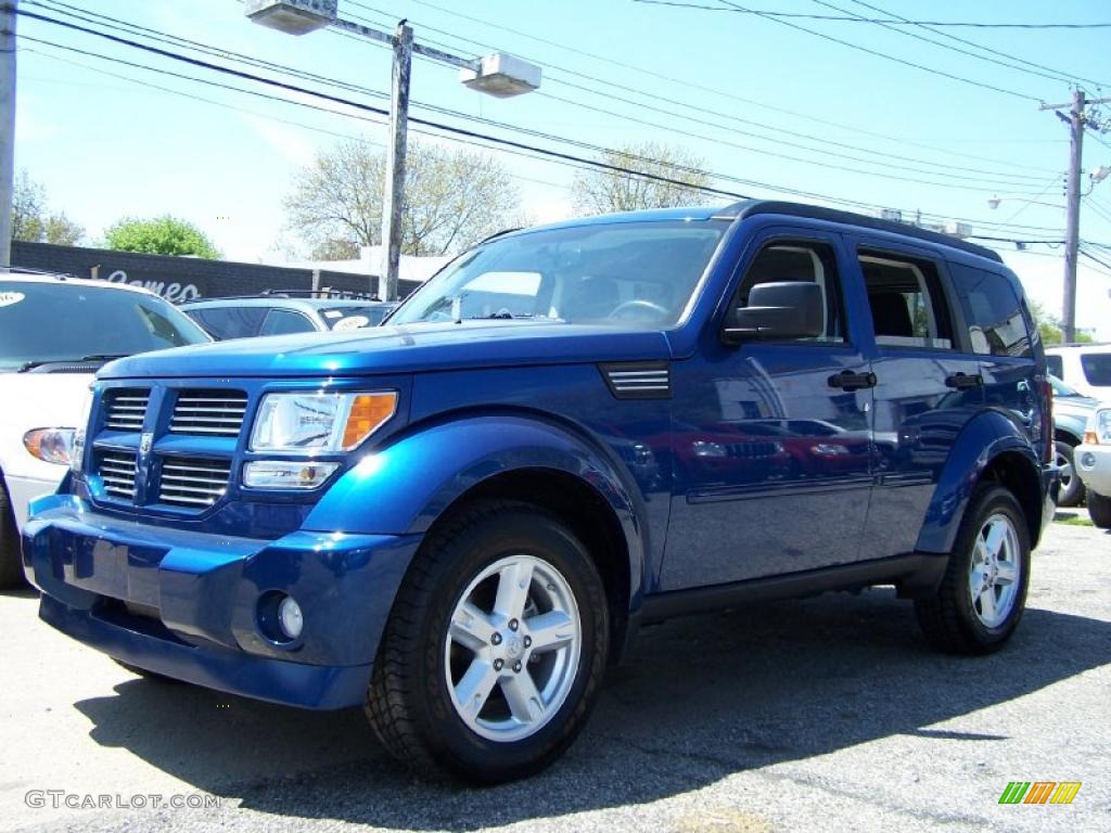 2010 Nitro SXT 4x4 - Deep Water Blue Pearl / Dark Slate Gray/Light Slate Gray photo #1