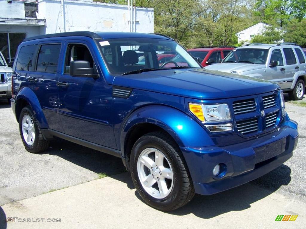 2010 Nitro SXT 4x4 - Deep Water Blue Pearl / Dark Slate Gray/Light Slate Gray photo #4