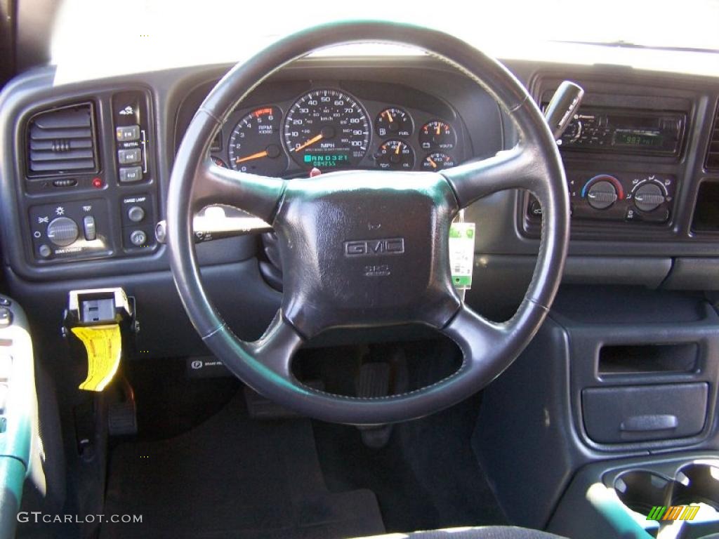 2002 Sierra 2500HD SLE Crew Cab 4x4 - Onyx Black / Graphite photo #9