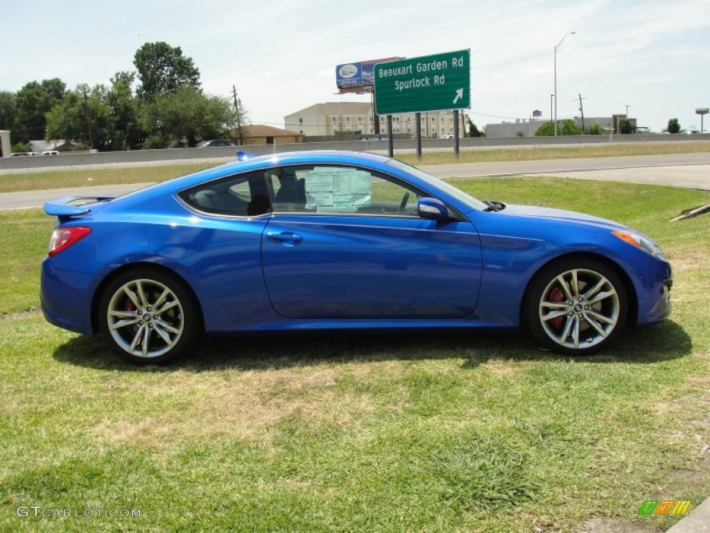 Mirabeau Blue 2011 Hyundai Genesis Coupe 3.8 Exterior Photo #49001759