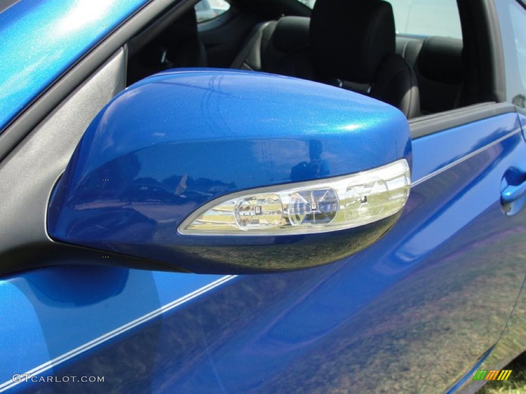 2011 Genesis Coupe 3.8 - Mirabeau Blue / Black Leather photo #12