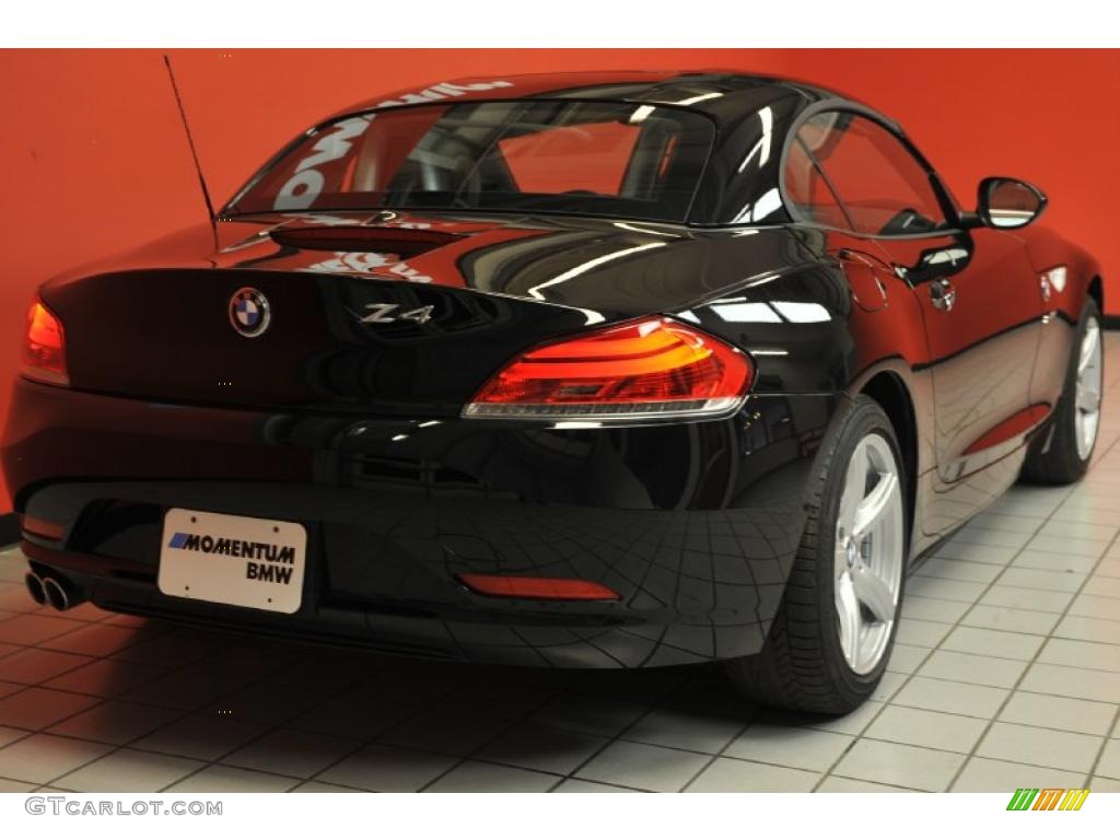 2011 Z4 sDrive30i Roadster - Jet Black / Beige photo #3