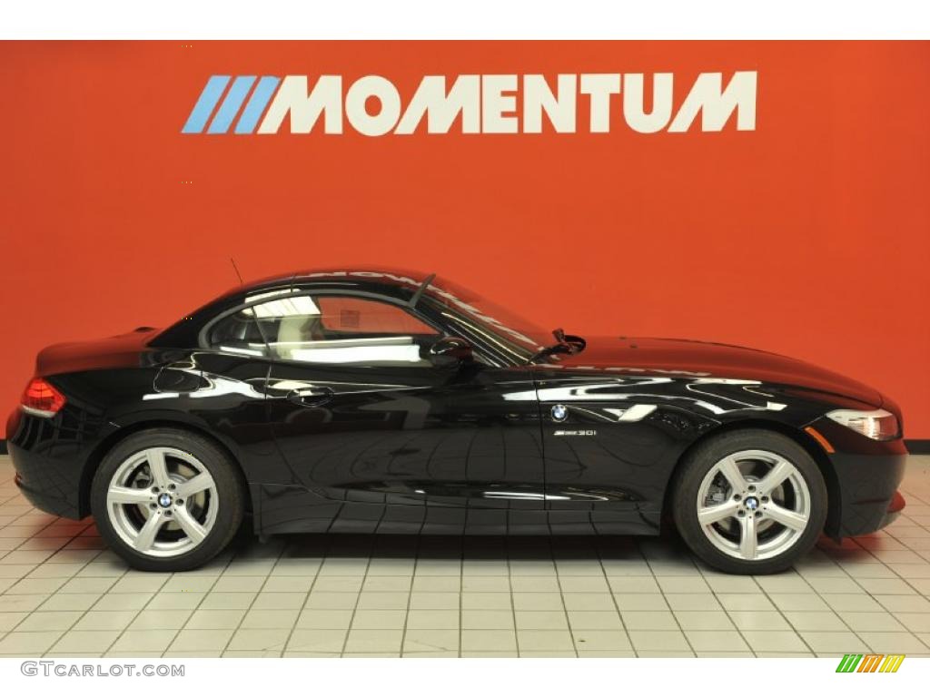 2011 Z4 sDrive30i Roadster - Jet Black / Beige photo #4
