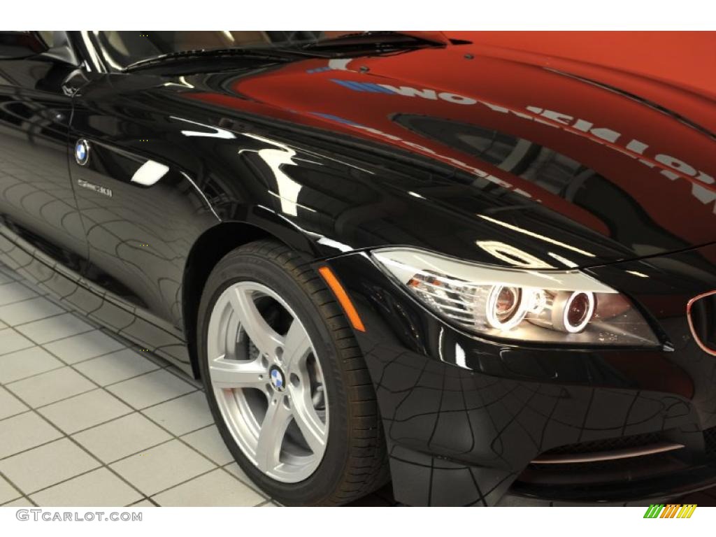 2011 Z4 sDrive30i Roadster - Jet Black / Beige photo #15