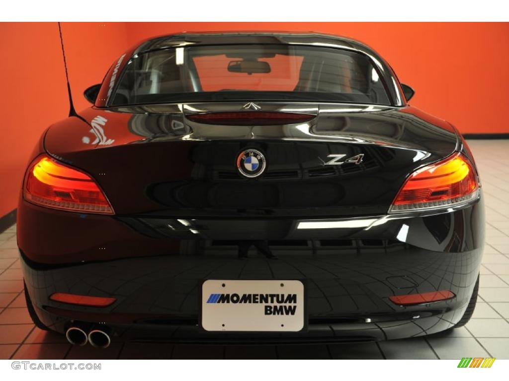 2011 Z4 sDrive30i Roadster - Jet Black / Beige photo #18