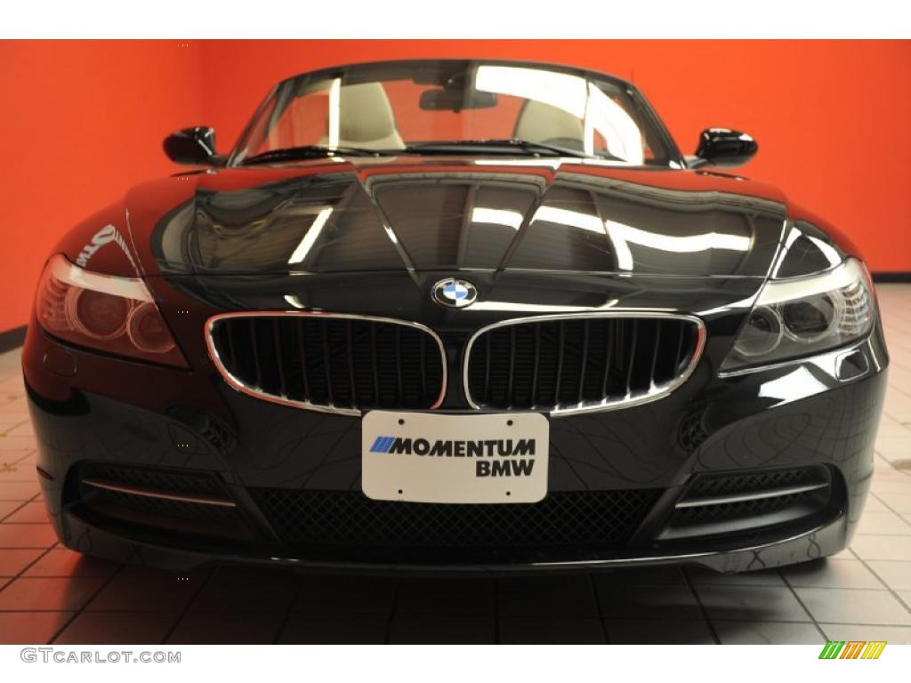 2011 Z4 sDrive30i Roadster - Jet Black / Beige photo #24