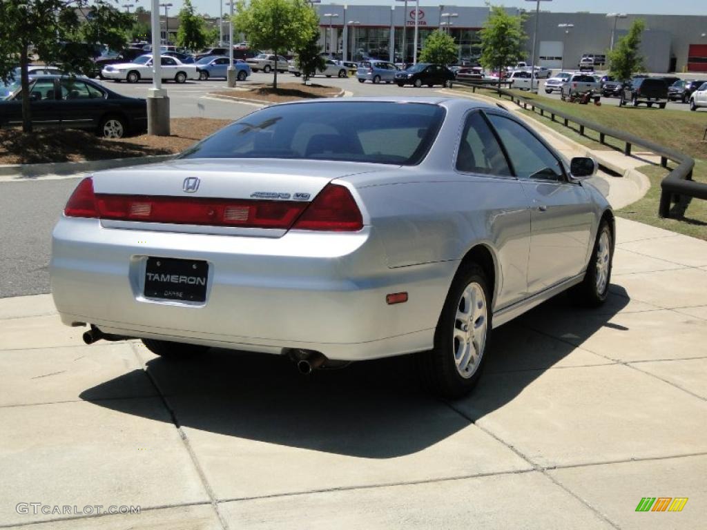 2002 Accord EX V6 Coupe - Satin Silver Metallic / Charcoal photo #6