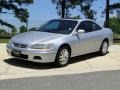 2002 Satin Silver Metallic Honda Accord EX V6 Coupe  photo #10