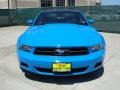 2012 Grabber Blue Ford Mustang V6 Premium Coupe  photo #8