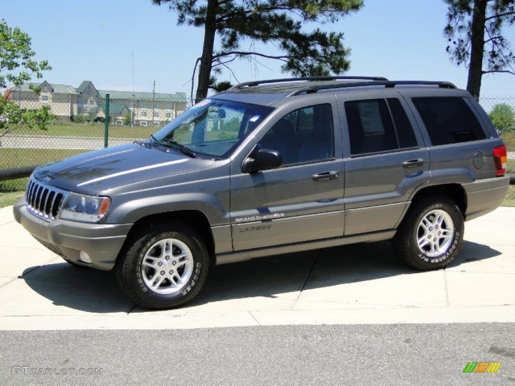 2002 Grand Cherokee Laredo 4x4 - Graphite Metallic / Dark Slate Gray photo #10