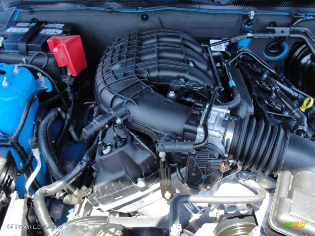 2012 Ford Mustang V6 Premium Coupe 3.7 Liter DOHC 24-Valve Ti-VCT V6 Engine Photo #49004252