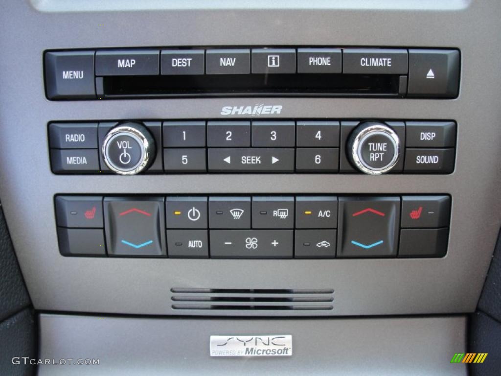 2012 Ford Mustang V6 Premium Coupe Controls Photo #49004414