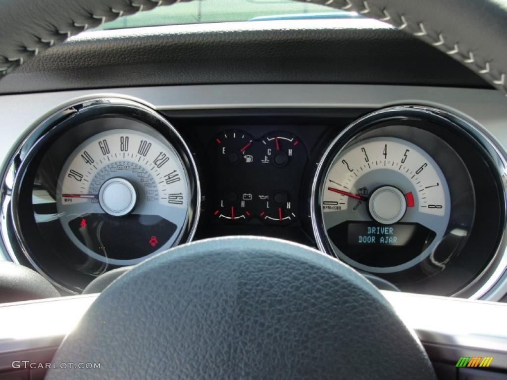 2012 Ford Mustang V6 Premium Coupe Gauges Photo #49004477