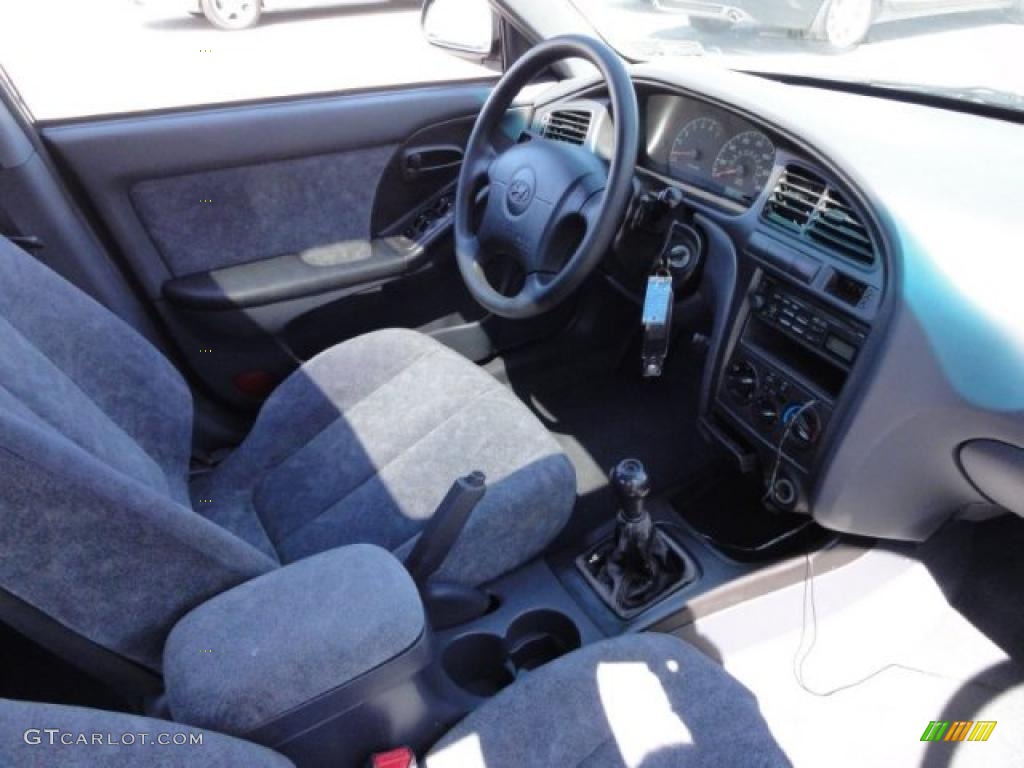 2001 Elantra GLS - Midnight Gray / Gray photo #19