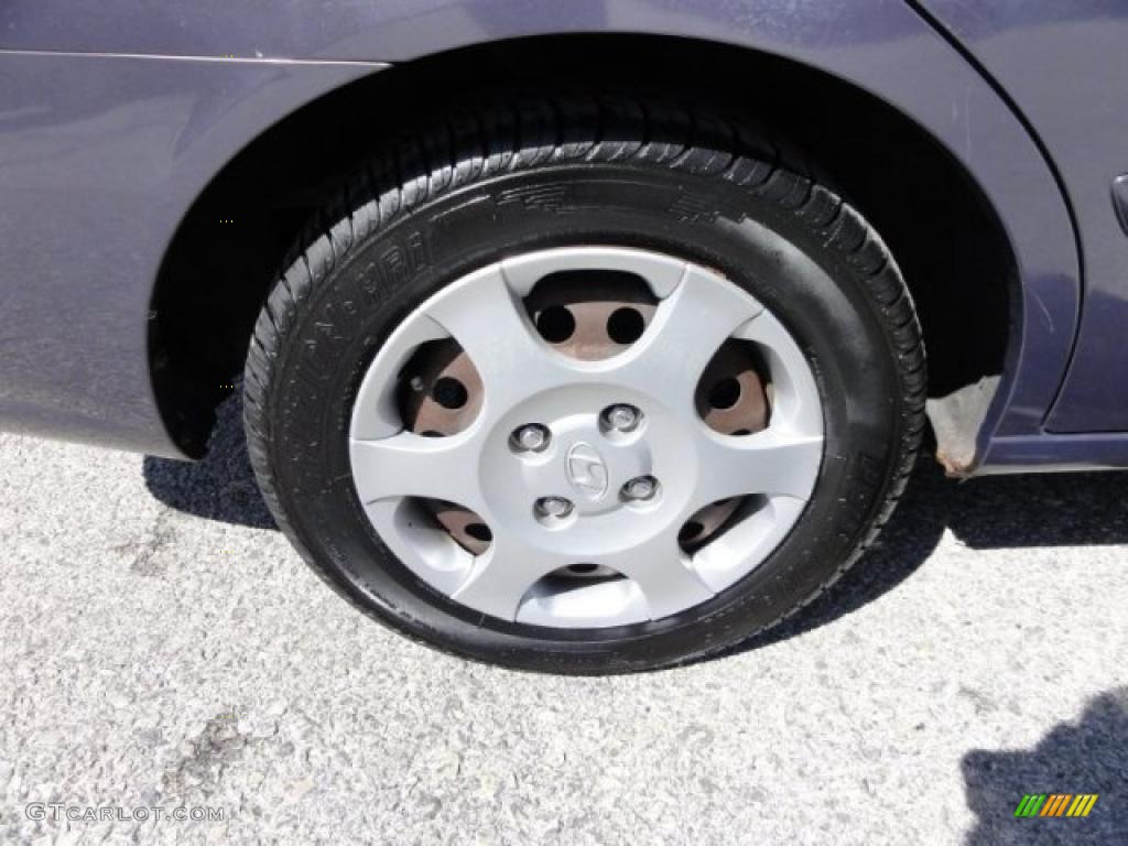 2001 Elantra GLS - Midnight Gray / Gray photo #31