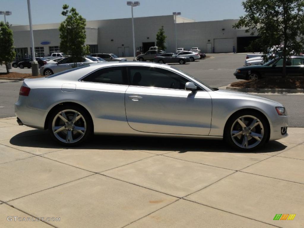 Ice Silver Metallic 2010 Audi A5 3.2 quattro Coupe Exterior Photo #49005254