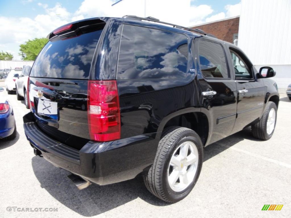 Black 2007 Chevrolet Tahoe LTZ 4x4 Exterior Photo #49005308