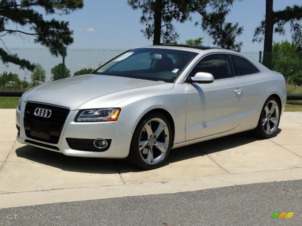 Ice Silver Metallic 2010 Audi A5 3.2 quattro Coupe Exterior Photo #49005362