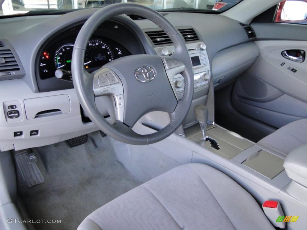 Ash Gray Interior 2010 Toyota Camry Hybrid Photo #49006571