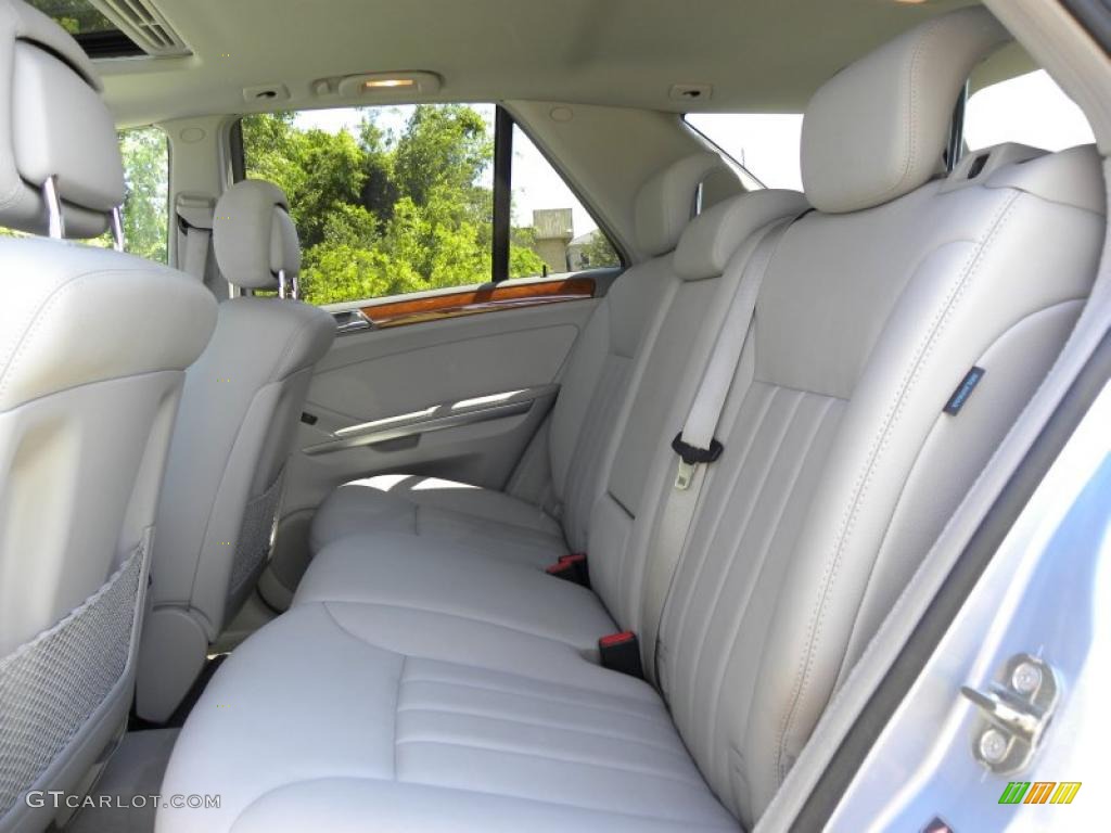 Ash Grey Interior 2008 Mercedes-Benz ML 350 4Matic Photo #49007693