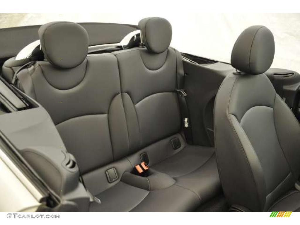 Carbon Black Interior 2011 Mini Cooper S Convertible Photo #49012641
