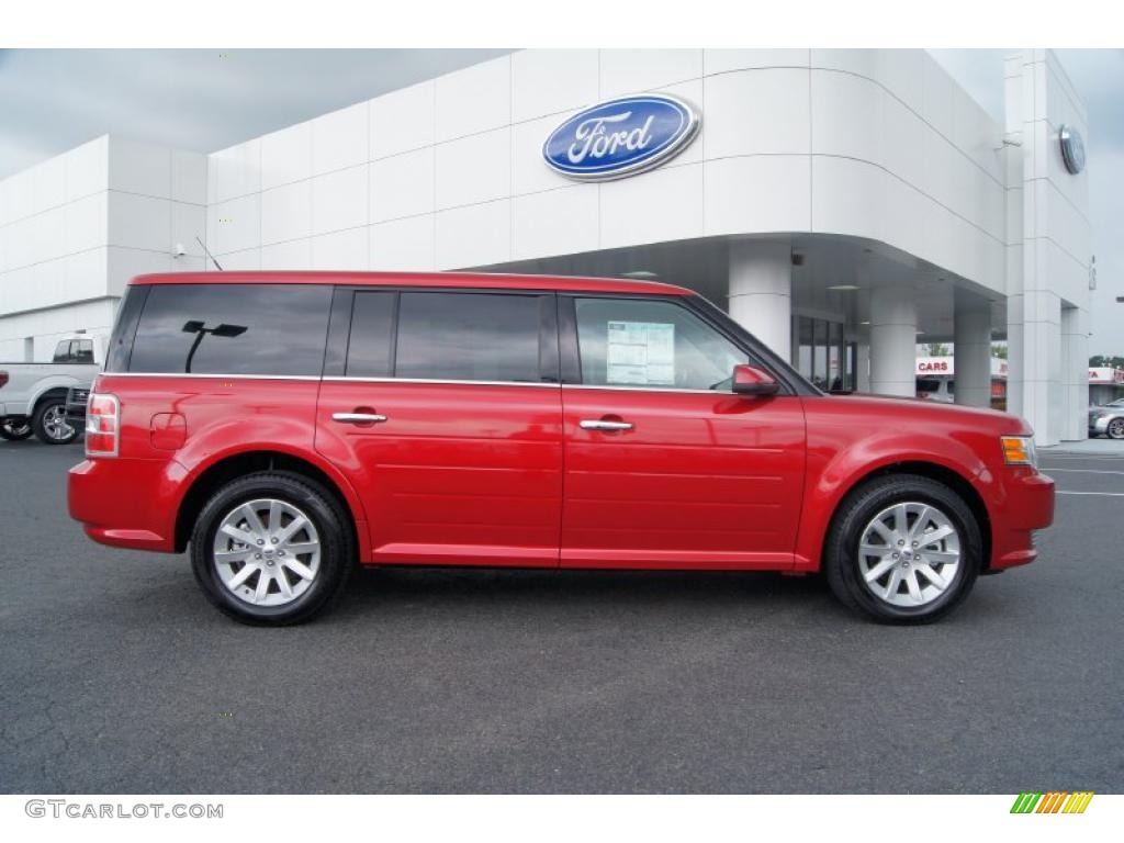 Red Candy Metallic 2011 Ford Flex SEL Exterior Photo #49012934
