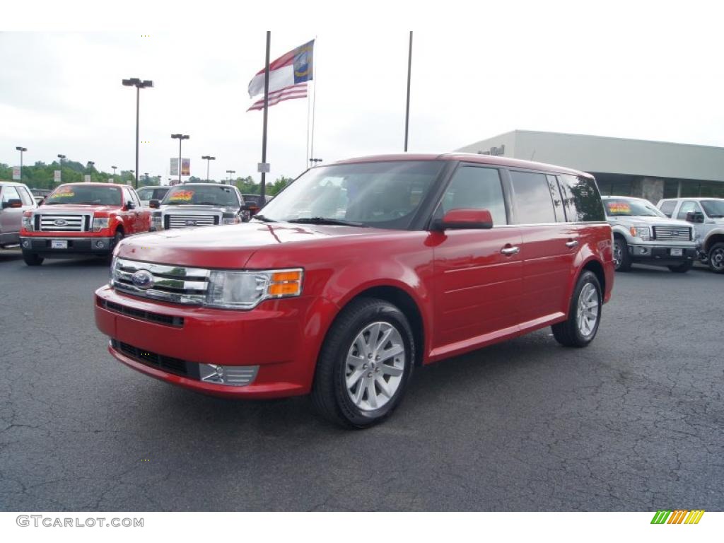 Red Candy Metallic 2011 Ford Flex SEL Exterior Photo #49012997