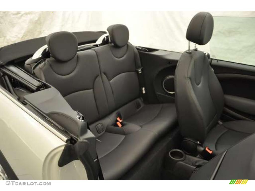 2011 Cooper Convertible - White Silver Metallic / Carbon Black photo #17
