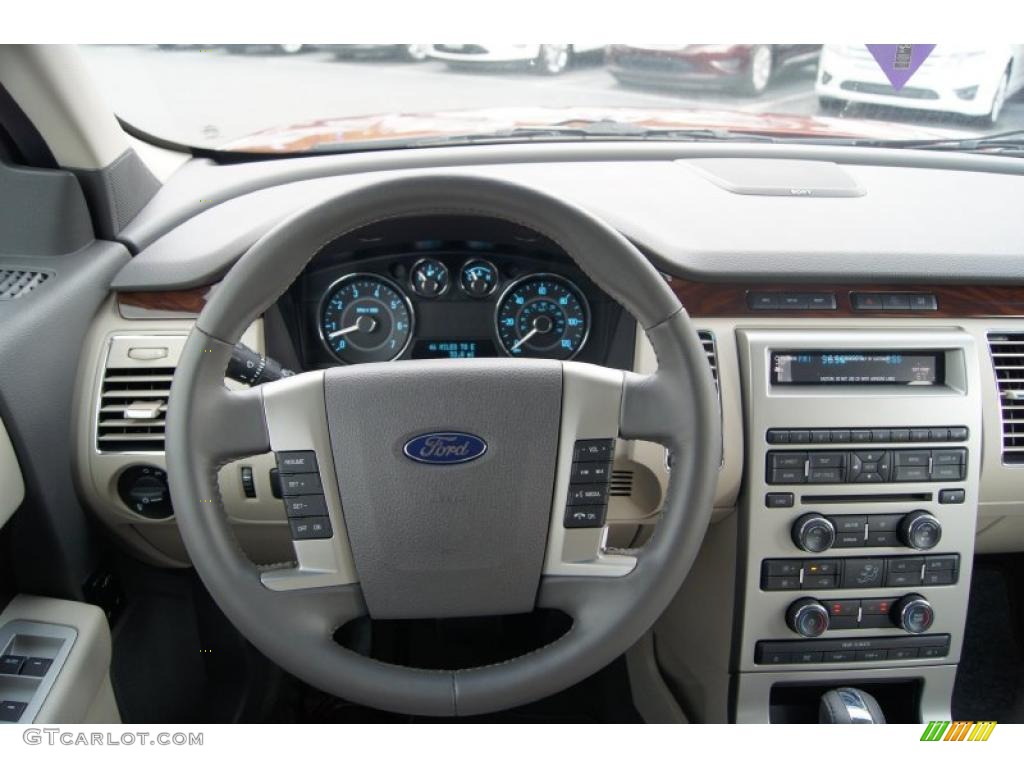 2011 Ford Flex SEL Medium Light Stone Dashboard Photo #49013330