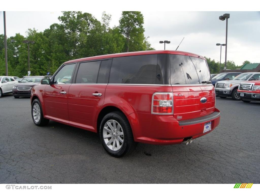 Red Candy Metallic 2011 Ford Flex SEL Exterior Photo #49013489