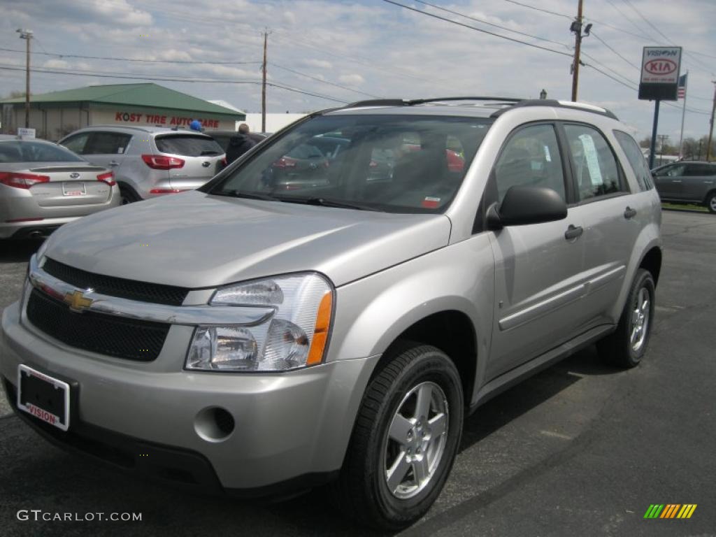 2008 Equinox LS AWD - Silverstone Metallic / Light Gray photo #1