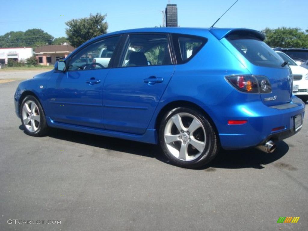 2006 MAZDA3 s Touring Hatchback - Winning Blue Metallic / Black photo #4