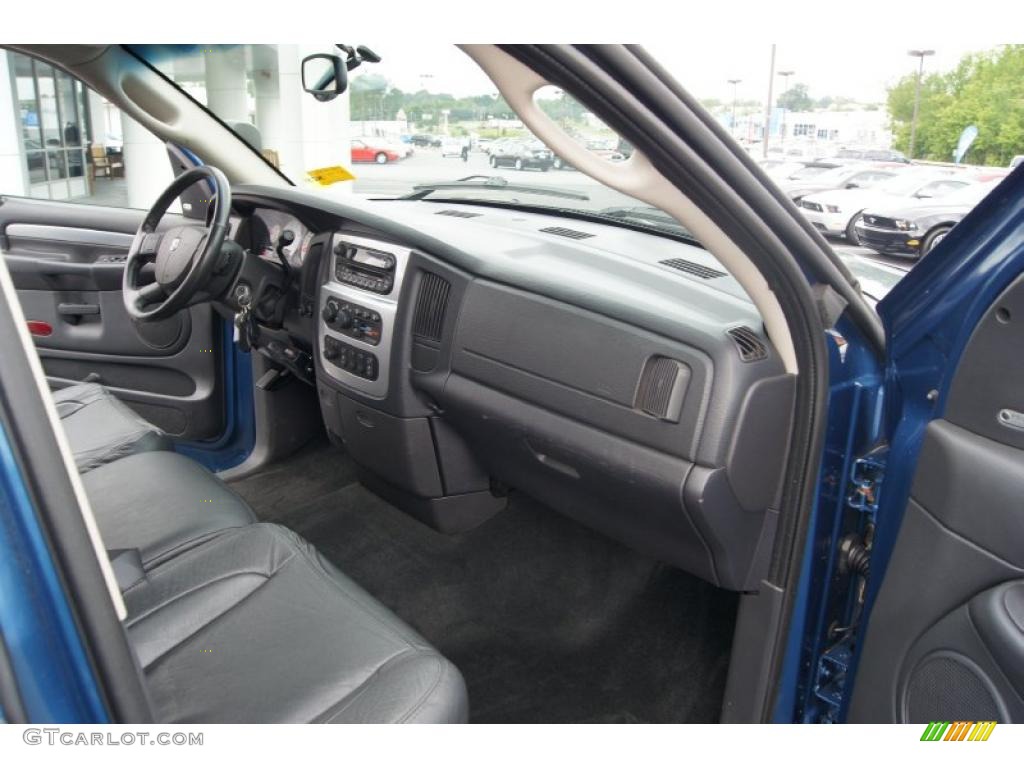 2005 Dodge Ram 3500 Laramie Quad Cab 4x4 Dark Slate Gray Dashboard Photo #49014611