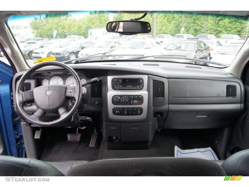 2005 Dodge Ram 3500 Laramie Quad Cab 4x4 Dark Slate Gray Dashboard Photo #49014788