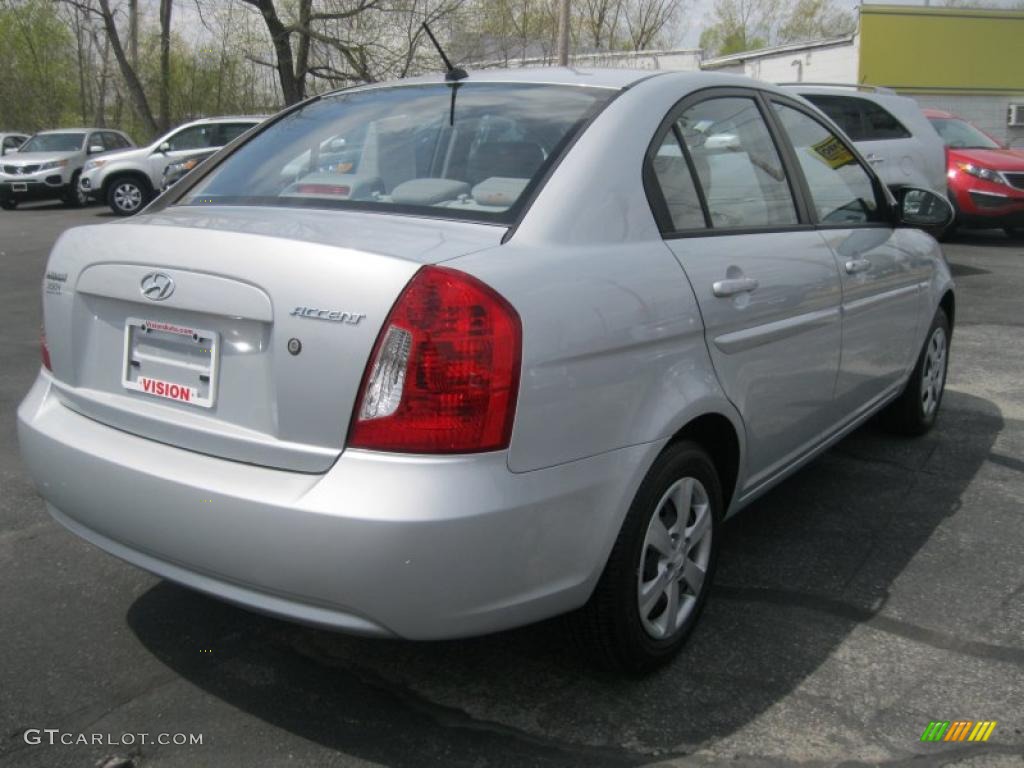 2008 Accent GLS Sedan - Charcoal Gray / Gray photo #2