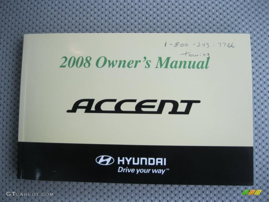 2008 Accent GLS Sedan - Charcoal Gray / Gray photo #17
