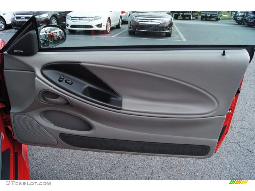 2004 Ford Mustang V6 Convertible Medium Graphite Door Panel Photo #49015262